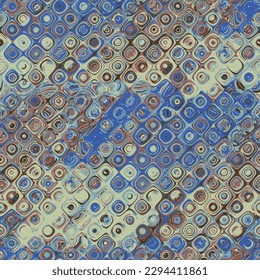 Abstract decorative colorful geometric pattern