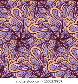 Abstract decorative colorful seamless pattern