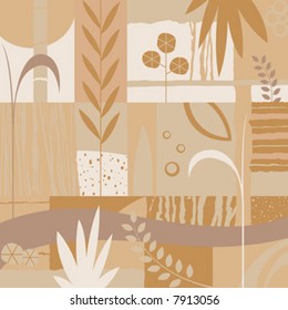 abstract decorative design; illustration background in pastel colors