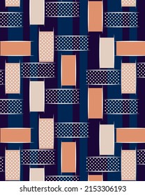 Abstract decorative design with vector pattern and dots design rhombus