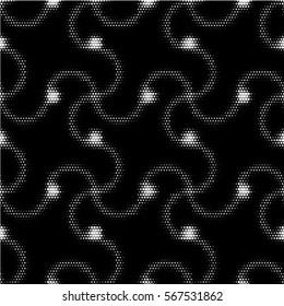 Abstract decorative dot textured background. Seamless pattern.