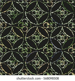 Abstract decorative dot textured background. Seamless pattern.