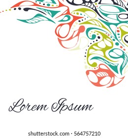 Abstract decorative element