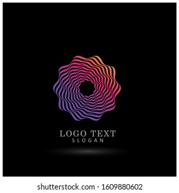 Abstract Decorative Element Logo. Symbol & Icon Vector Template.