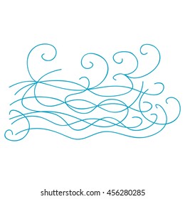 Abstract decorative element. Vector illustration.