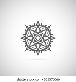 Abstract decorative element. Vector illustration. Abstract element pattern.
