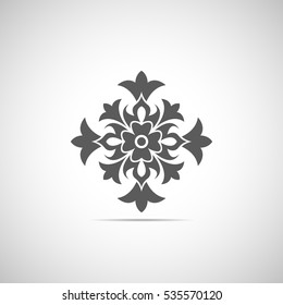 Abstract decorative element. Vector illustration. Abstract element pattern.