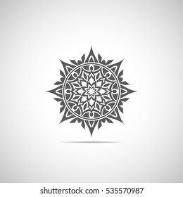 Abstract decorative element. Vector illustration. Abstract element pattern.
