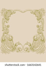 abstract decorative frames and borders