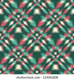 Abstract decorative geometric background. Seamless pattern. Vector.