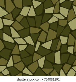 Abstract decorative geometric construction printed background. Seamless pattern. Vector.