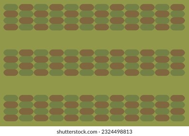 Abstract decorative geometric for gift wrapping paper and for background template with green background color