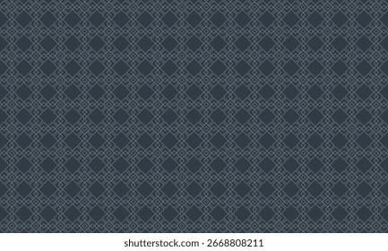 Abstract decorative geometric pattern background. Black Seamless pattern background.