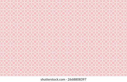 Fundo de padrão geométrico decorativo abstrato. Fundo de padrão sem emenda rosa.