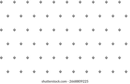 Abstrakte dekorative geometrische Muster Hintergrund. Schwarz-weiß Nahtloses Muster Hintergrund.