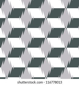 Abstract decorative geometric template. Seamless pattern. Vector.