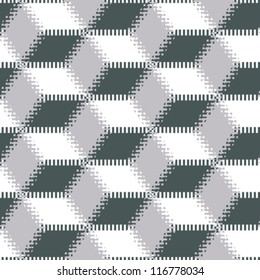 Abstract decorative geometric template. Seamless pattern. Vector.
