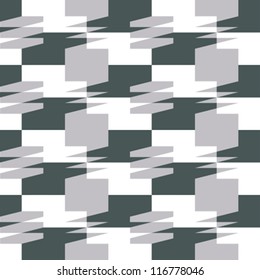 Abstract decorative geometric template. Seamless pattern. Vector.