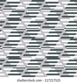 Abstract decorative geometric template. Seamless pattern. Vector.