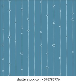 Abstract decorative hand drawn background. Seamless pattern. Vector illustration.