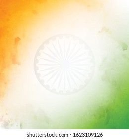 Abstract decorative Indian flag theme background