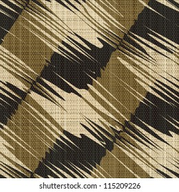 Abstract decorative ink drawing cubes illusion  print background. Seamless pattern. Vector.