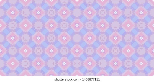 Abstract decorative islamic multicolor mosaic texture. Ornamental seamless pattern