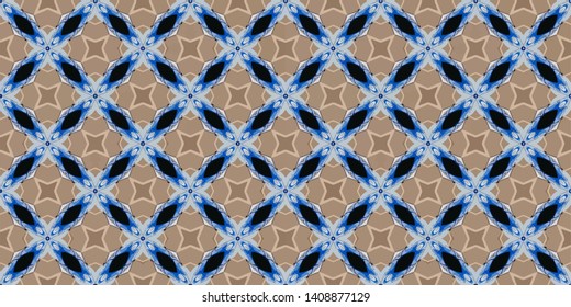 Abstract decorative islamic multicolor mosaic texture. Ornamental seamless pattern