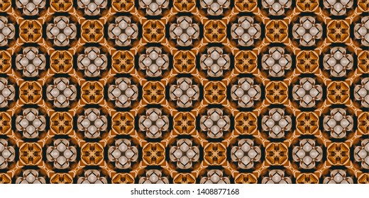 Abstract decorative islamic multicolor mosaic texture. Ornamental seamless pattern