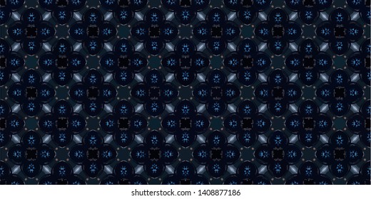 Abstract decorative islamic multicolor mosaic texture. Ornamental seamless pattern