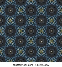 Abstract decorative islamic multicolor mosaic texture. Ornamental seamless pattern