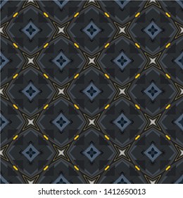 Abstract decorative islamic multicolor mosaic texture. Ornamental seamless pattern