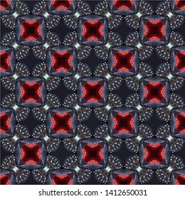 Abstract decorative islamic multicolor mosaic texture. Ornamental seamless pattern