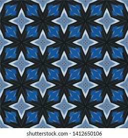 Abstract decorative islamic multicolor mosaic texture. Ornamental seamless pattern