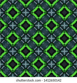 Abstract decorative islamic multicolor mosaic texture. Ornamental seamless pattern