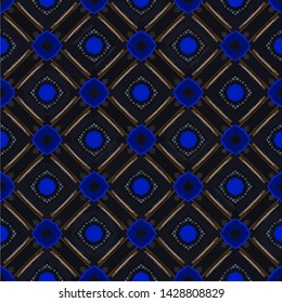 Abstract decorative islamic multicolor mosaic texture. Ornamental seamless pattern
