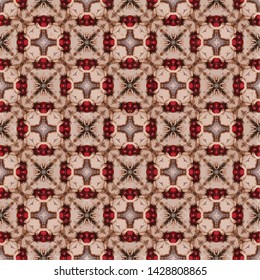 Abstract decorative islamic multicolor mosaic texture. Ornamental seamless pattern
