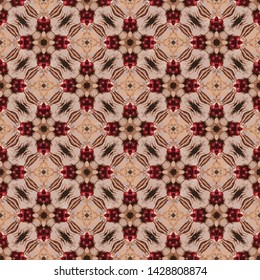 Abstract decorative islamic multicolor mosaic texture. Ornamental seamless pattern