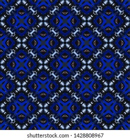 Abstract decorative islamic multicolor mosaic texture. Ornamental seamless pattern