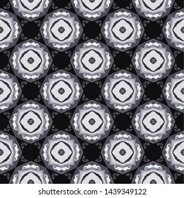 Abstract decorative islamic multicolor mosaic texture. Ornamental seamless pattern