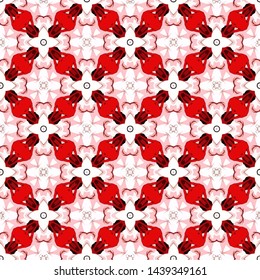 Abstract decorative islamic multicolor mosaic texture. Ornamental seamless pattern