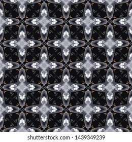 Abstract decorative islamic multicolor mosaic texture. Ornamental seamless pattern