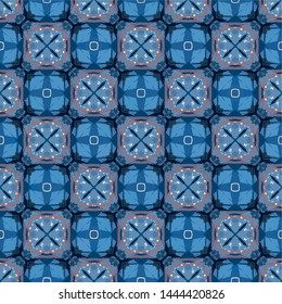 Abstract decorative islamic multicolor mosaic texture. Ornamental seamless pattern