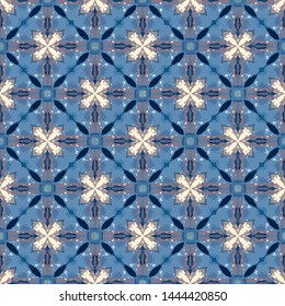 Abstract decorative islamic multicolor mosaic texture. Ornamental seamless pattern