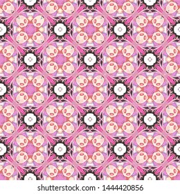 Abstract decorative islamic multicolor mosaic texture. Ornamental seamless pattern