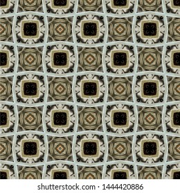 Abstract decorative islamic multicolor mosaic texture. Ornamental seamless pattern