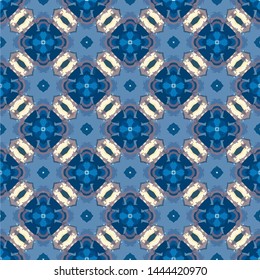 Abstract decorative islamic multicolor mosaic texture. Ornamental seamless pattern