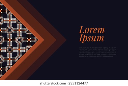 Abstract decorative lines background. Simple line mosaic with colorful ornamental details.