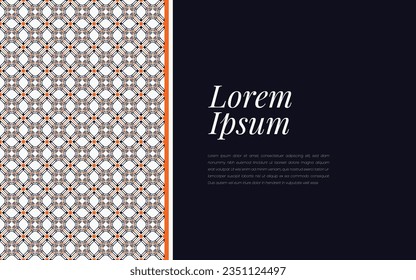 Abstract decorative lines background. Simple line mosaic with colorful ornamental details.