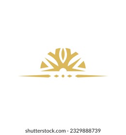 Abstract decorative logo vector image
